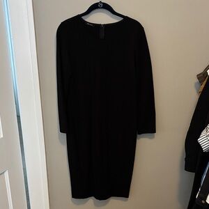 Brass Classic Black Long Sleeve Dress